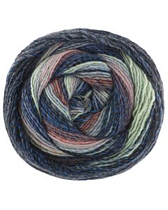 Lana Grossa Gomitolo Fumo kl.514 (zwart/groen/geel/paars/blauw/rood)