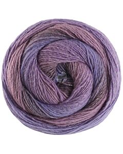 Lana Grossa Gomitolo Gala kleur 4027 (paars mix)
