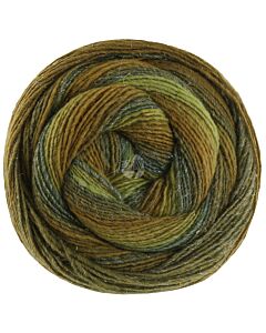 Lana Grossa Gomitolo Gala kleur 4029 (roodoranje/paars/groen)