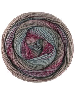 Lana Grossa Gomitolo Versione kl.461 (grijsbruin/paars)