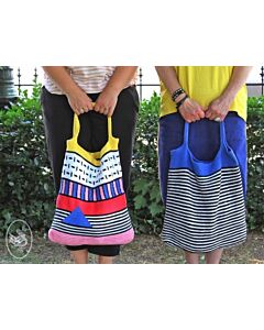 Gratis patroon tassen haken van Durable Double Four