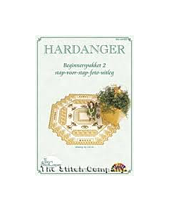 Hardanger beginnerspakket  2 beige/bruin 