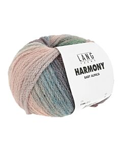 Lang Yarns Harmony Baby Alpaca kleur 9 (geel/groen/aqua/roze/paars)