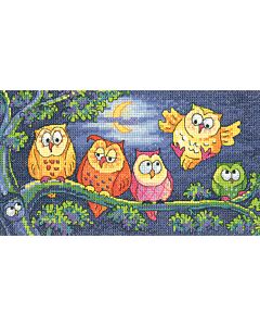 Heritage Crafts borduurpakket a Hoot of Owls 1296A