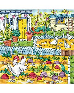 Heritage Crafts borduurpakket Vegetable Patch 1456A