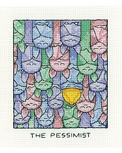 Heritage Crafts borduurpakket the Pessimist 1628A telpatroon