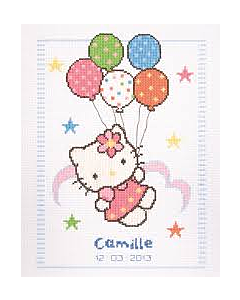 Borduurpakket hello kitty camille van vervaco