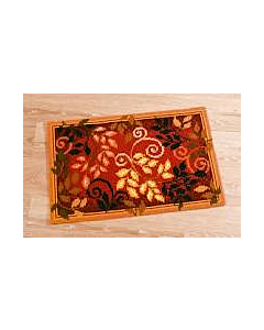 Vervaco borduurpakket kruissteek vloerkleed herfstbladeren  pn-0145151