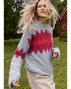 Lana Grossa trui met motief breien van Cosi uit Nordic Knits 5,m7