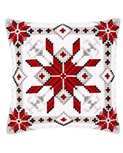 Borduurpakket kussen ijskristal I