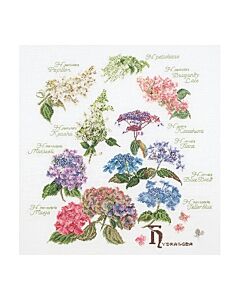 Borduurpakket Hydrangea - Hortansia Thea Gouverneur 3067