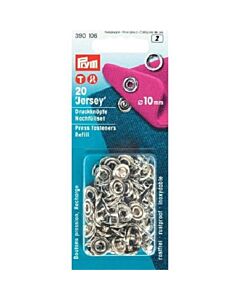 Prym Jersey navullingen drukknopen - zilverkleurig 10 mm - 20 stuks 