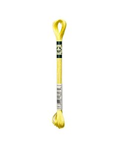 DMC Mouliné Satin kl. S307 geel borduurgaren 