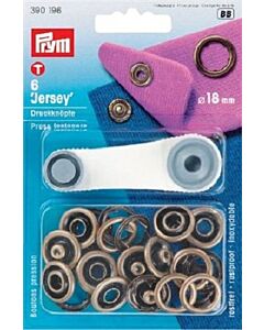 Prym Jersey vernietbare drukknopen - oudmessing 18mm