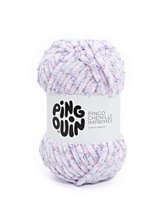 Pingouin Pingo Chenille Imprimée kl.Pastel (paars/roze/blauw)