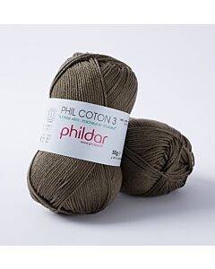 Phildar Phil Coton 3 katoen kl.kaki