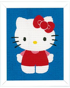 Kinder borduurpakket kruissteek hello kitty Vervaco pn-0148987