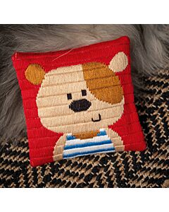 Kinder borduurpakket kussen beertje van Vervaco pn-0157541