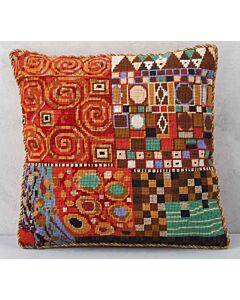 Ehrman borduurkussenpakket klimt mandarijn/Klimt Mandarin