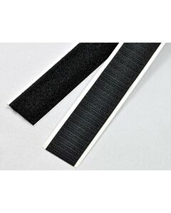 Zelfklevend zwart klittenband