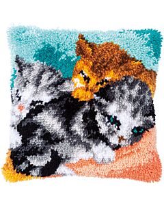 Knoopkussen pakket snoezelige kittens van Vervaco pn-0186000