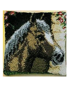 Knoop kussen pako paard op stal 013.310