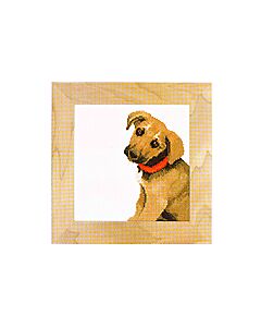 Borduurpakket Leuk puppy om te borduren lanarte 35081