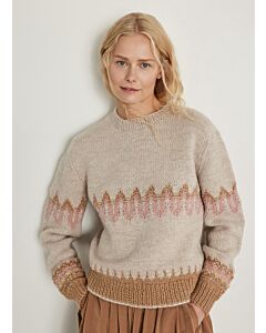 Lana Grosa trui breien met motief van Naturalwolle NK4,m3