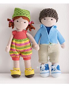 Lana Grossa 2 poppetjes haken van Cotone (IE5,M29&30)