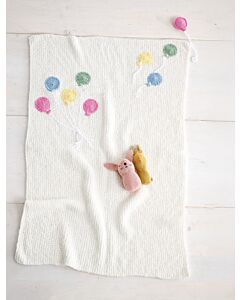 Lana Grossa baby deken met luchtballonnen haken en breien van Cotone en Leggerissimo (IE5,M16)