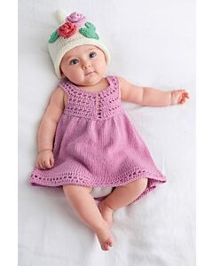 Lana Grossa baby jurkje breien en haken van Soft cotton (Infanti edition 2, m12)