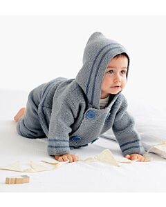 Lana Grossa baby overslagvest breien van Cool Wool baby incl. Infanti Edition