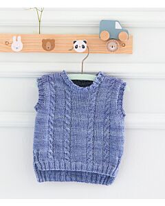 Lana Grossa baby spencer breien van Cool Wool Vintage (Infanti 21, m12)