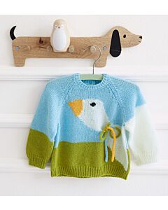 Lana Grossa baby trui met gans breien van Sottile (IE5,M48)