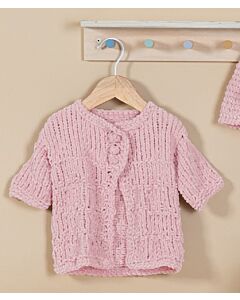 Lana Grossa baby vestje haken van The Look Fine (The Look flyer, m5) | C.R. Couture