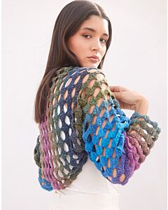 Lana Grossa bolero haken van Cotonella (G13, m24)