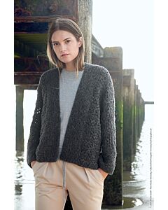 Lana Grossa Brigitte 2.0 vest met ajourpatroon breien Filati Nr.58