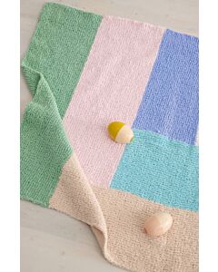 Lana Grossa colourblock baby deken breien van Leggerissimo (IE5,M22)