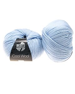 Lana Grossa Cool Wool kl.430 licht blauw