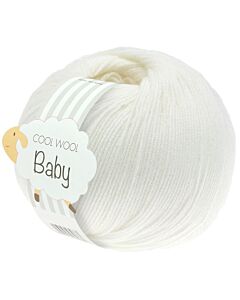 Lana Grossa Cool Wool Baby kl.207 wit