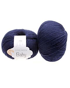 Lana Grossa Cool Wool Baby kl.210 donker blauw