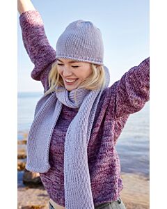 Lana Grossa dames muts en sjaal breien van Cool Wool Superbig (ME4,M6&7)