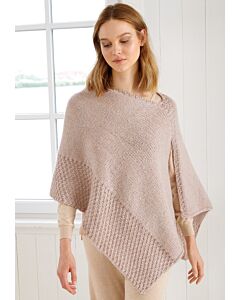Lana Grossa dames poncho breien van Alta Moda Cashmere 16 (easy1, m14)