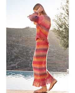 Lana Grossa dames rok breien van Cotonella en Cottonhair (F71,M5)