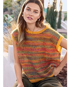 Lana Grossa dames spencer breien van Ecopuno en Cottonhair (F69,M56)