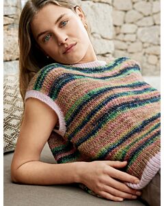 Lana Grossa dames spencer breien van Ecopuno en Gianna (F69,M59)