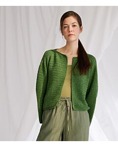 Lana Grossa dames top-down vest breien van Linarte (C28,M30)