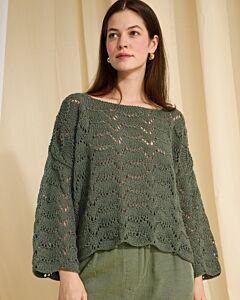 Lana Grossa dames trui breien van Linissimo (C28,M29)