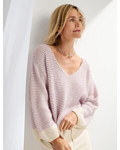 Lana Grossa dames trui breien van Promessa en Silkhair (C28,M34)