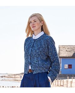 Lana Grossa dames vest breien van Cool Wool Print (ME4,M12)